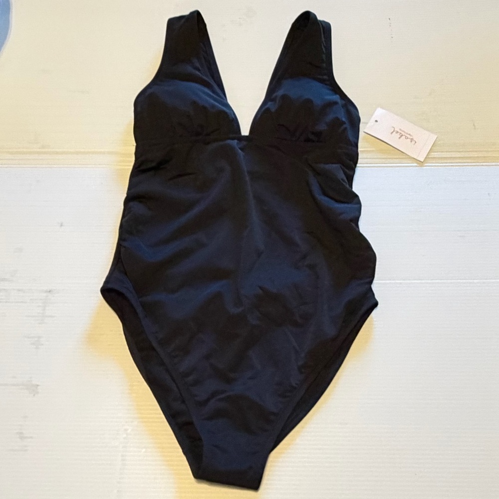 Isabel Maternity by Ingrid & Isabel Black One-Piece Swimsuit